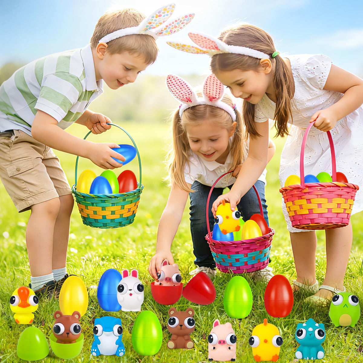 Durable, non-toxic Letapapa Easter eggs ensure safe play.