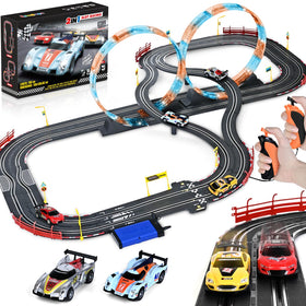 Letapapa slot car track setup for immersive two-player racing