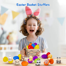 Letapapa durable eggs and soft rubber puppets safe for kids