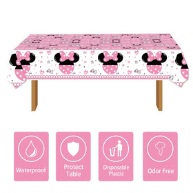 LetDec 7-inch pink plates ideal for portions at a cute party table.