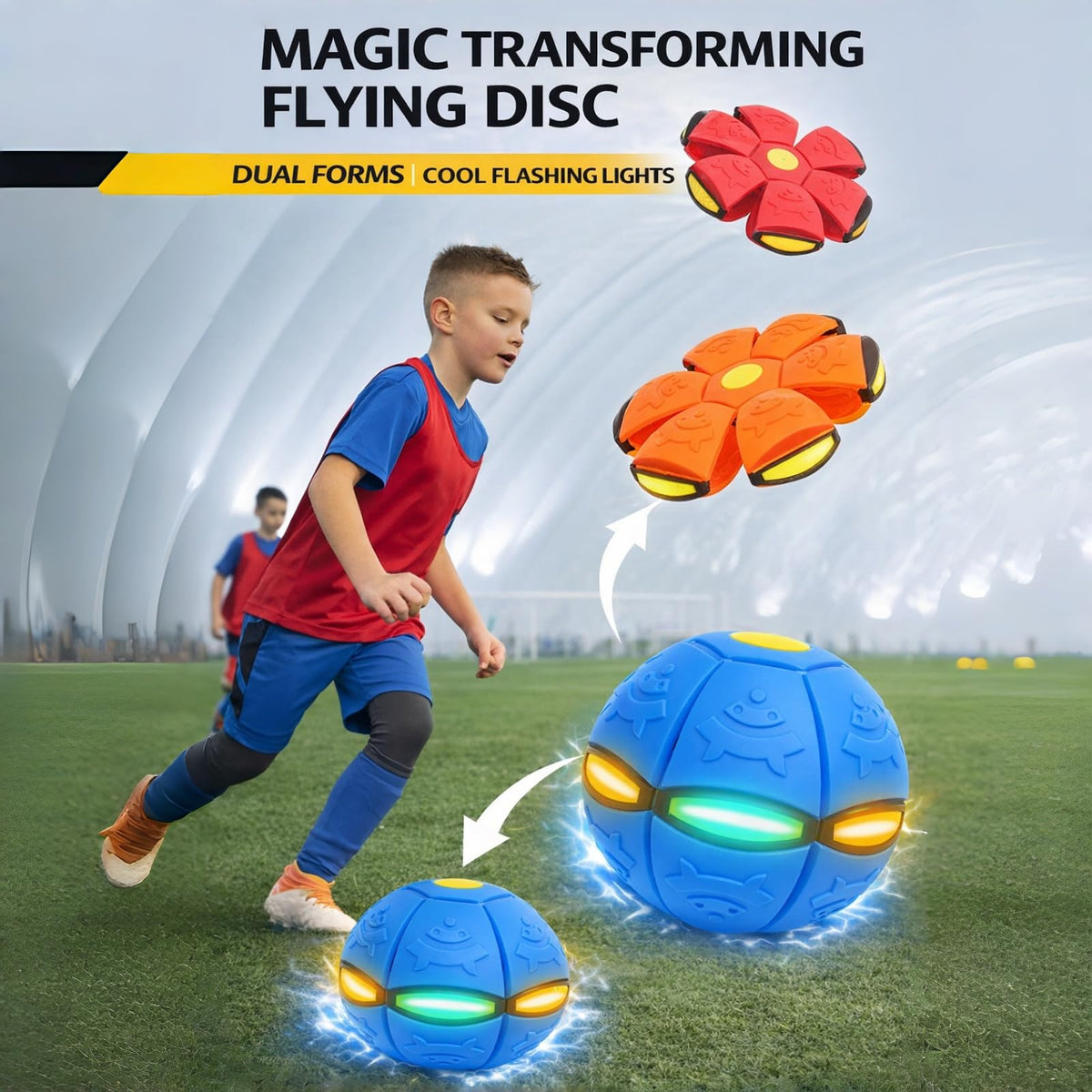 LETIAFINE Magic Ball transforming into a bouncing saucer for dynamic games