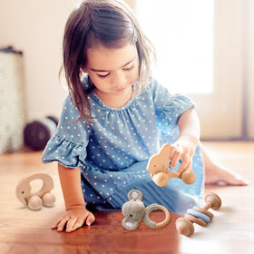 Let's Make Gift-ready packaging for newborn presents.
