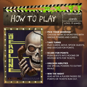 Level 99 Games Spooktacular setup ensures fast starts and smooth first turns.