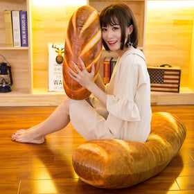 Levenkeness bread pillow with PP cotton fill stays full and plush after hugs