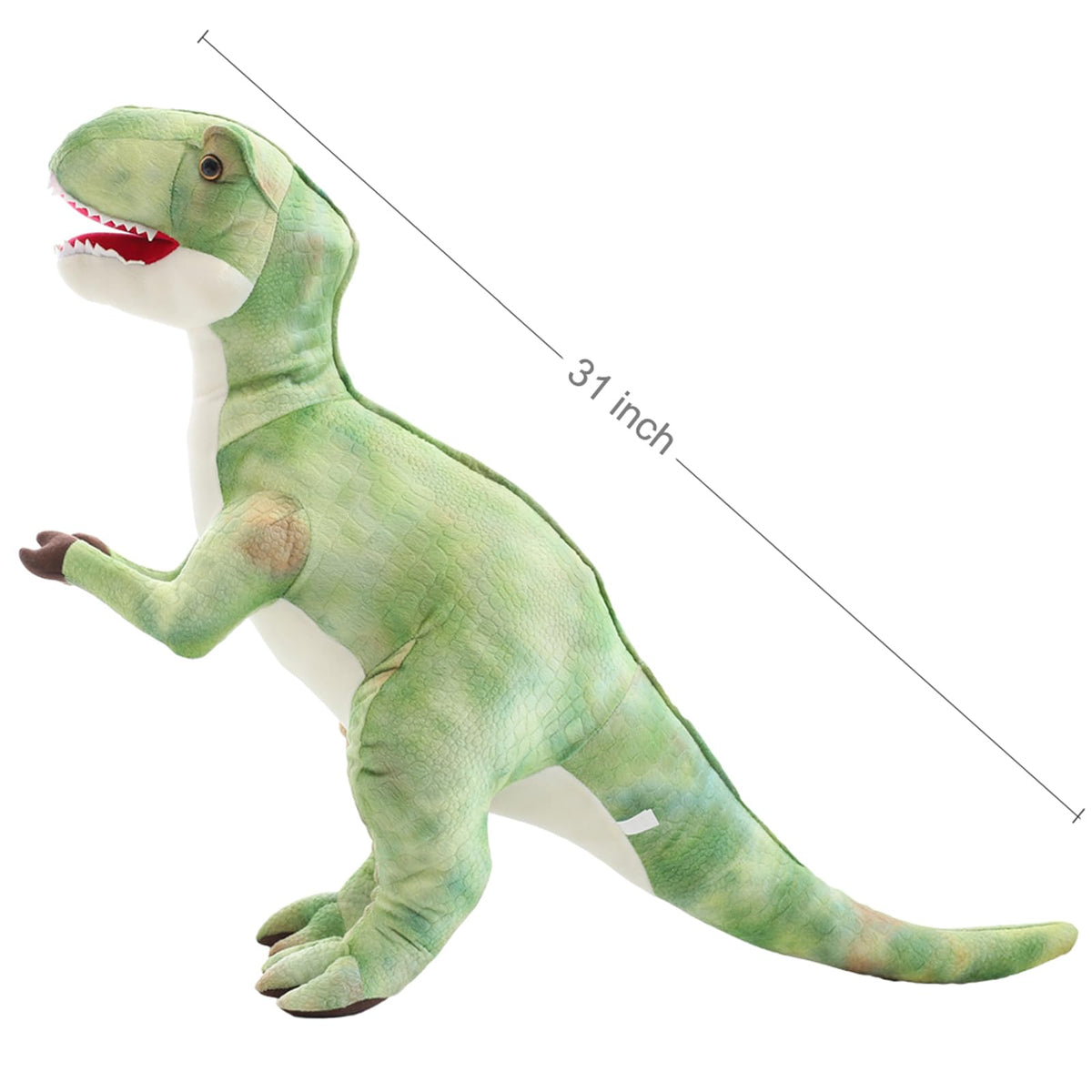 Levenkeness T-Rex plush on party decor adds whimsical dinosaur charm to celebrations.