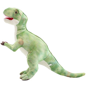 Levenkeness T-Rex plush soft fabric close-up highlights plush comfort and durable construction.