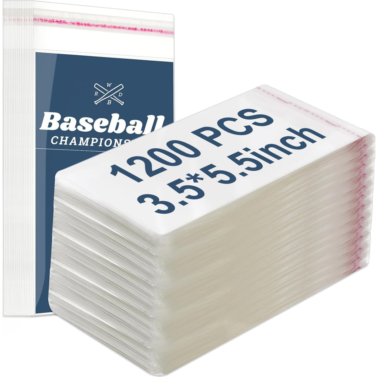 Lewtemi 1200pcs graded card sleeves provide clear viewing and solid protection.