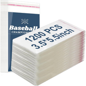 Lewtemi 1200pcs graded card sleeves provide clear viewing and solid protection.