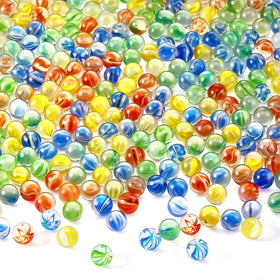 Lewtemi 1500 marbles pack with 0.55-inch spheres for color mixing and play