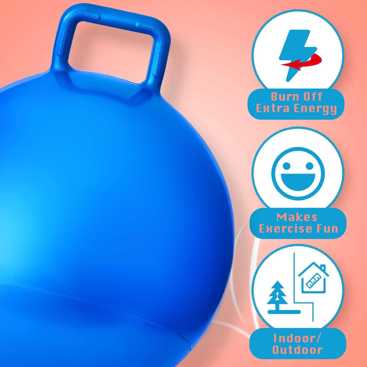 Lewtemi 3Pcs 31-inch inflation pump included for quick setup