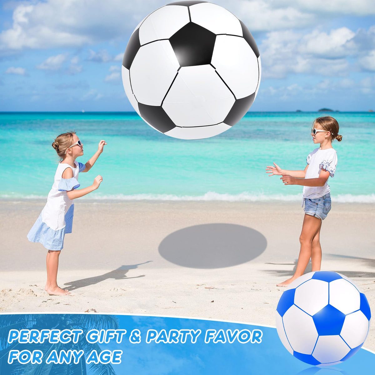 Lewtemi blue pattern beach ball ideal for sunny backyard adventures
