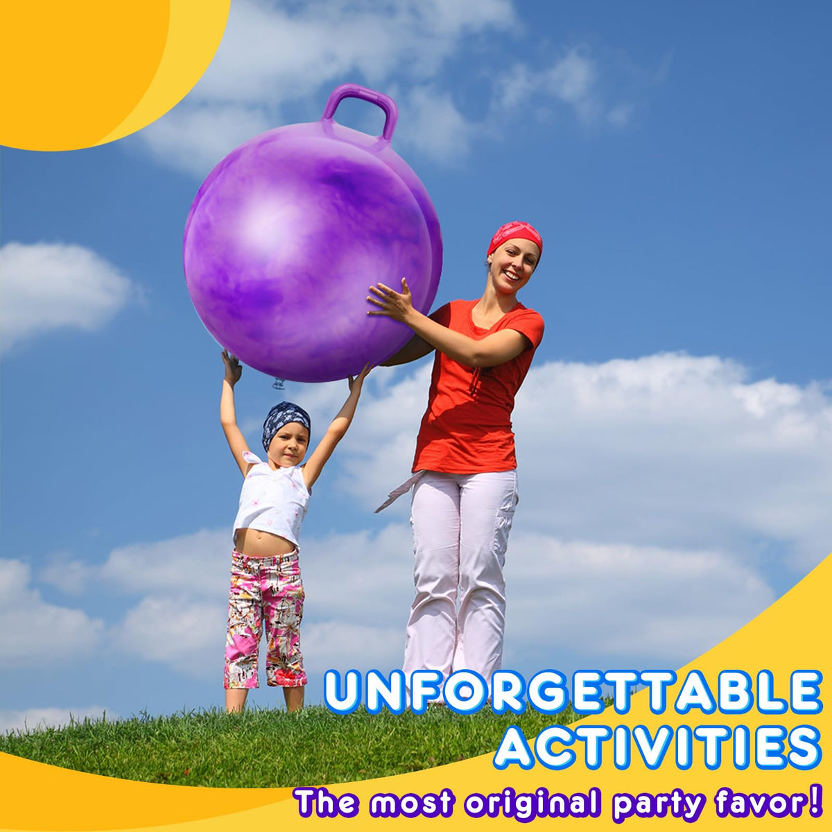 Lewtemi large bouncing ball supports coordination during play