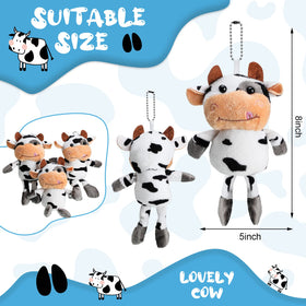 Lewtemi cow design plush with classic black and white charm