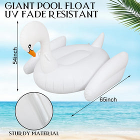 Lewtemi easy-inflation valve pool float for quick setup and hassle-free use.