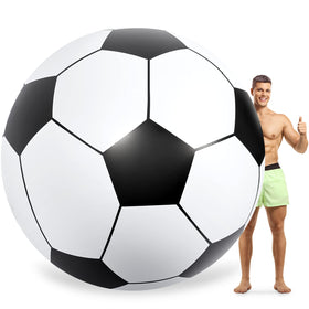 Lewtemi giant soccer ball, 6.5 ft, ready for outdoor play.