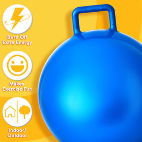 Lewtemi hopper ball with included air pump for fast setup
