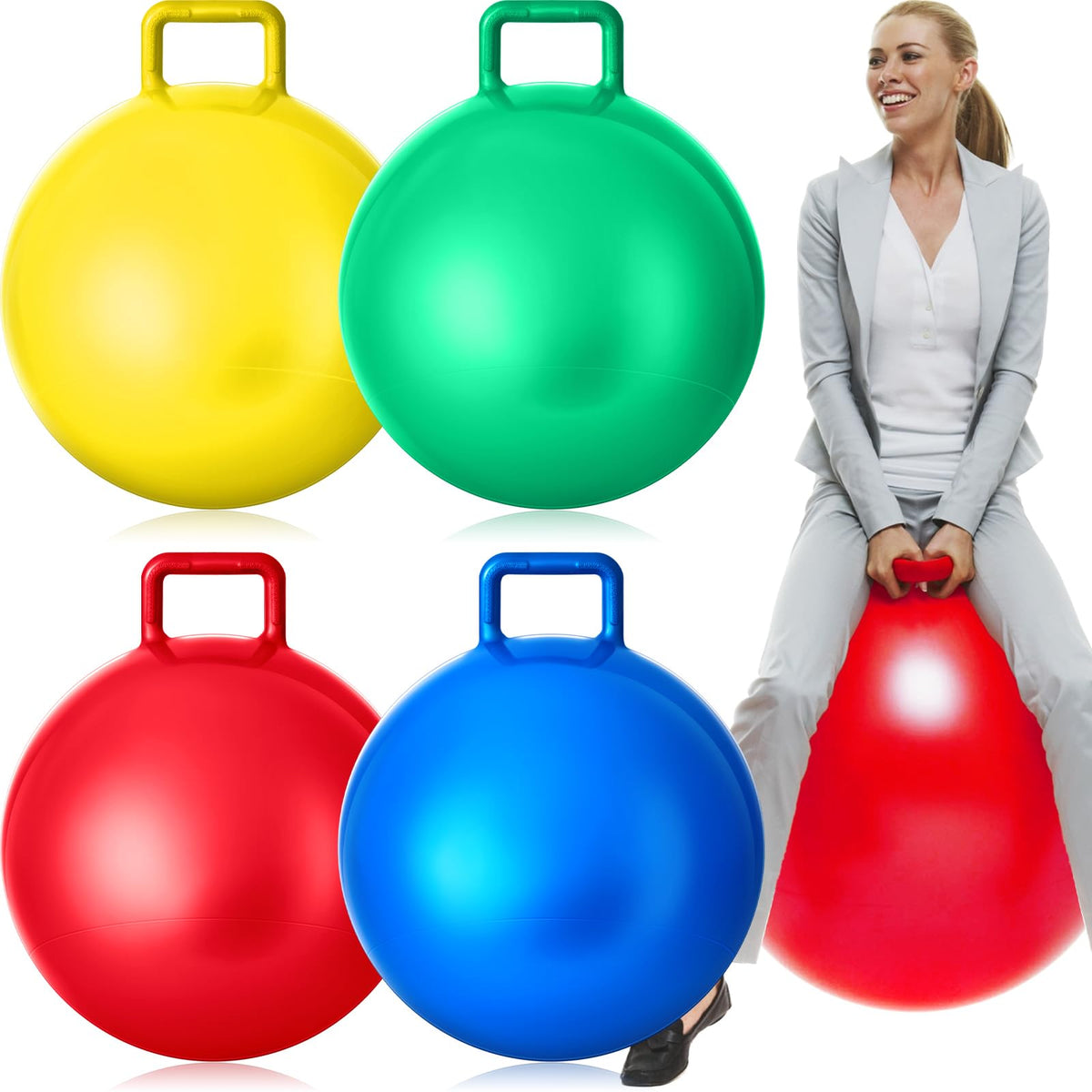 Lewtemi hopper ball setup guide for quick inflation and safe use.