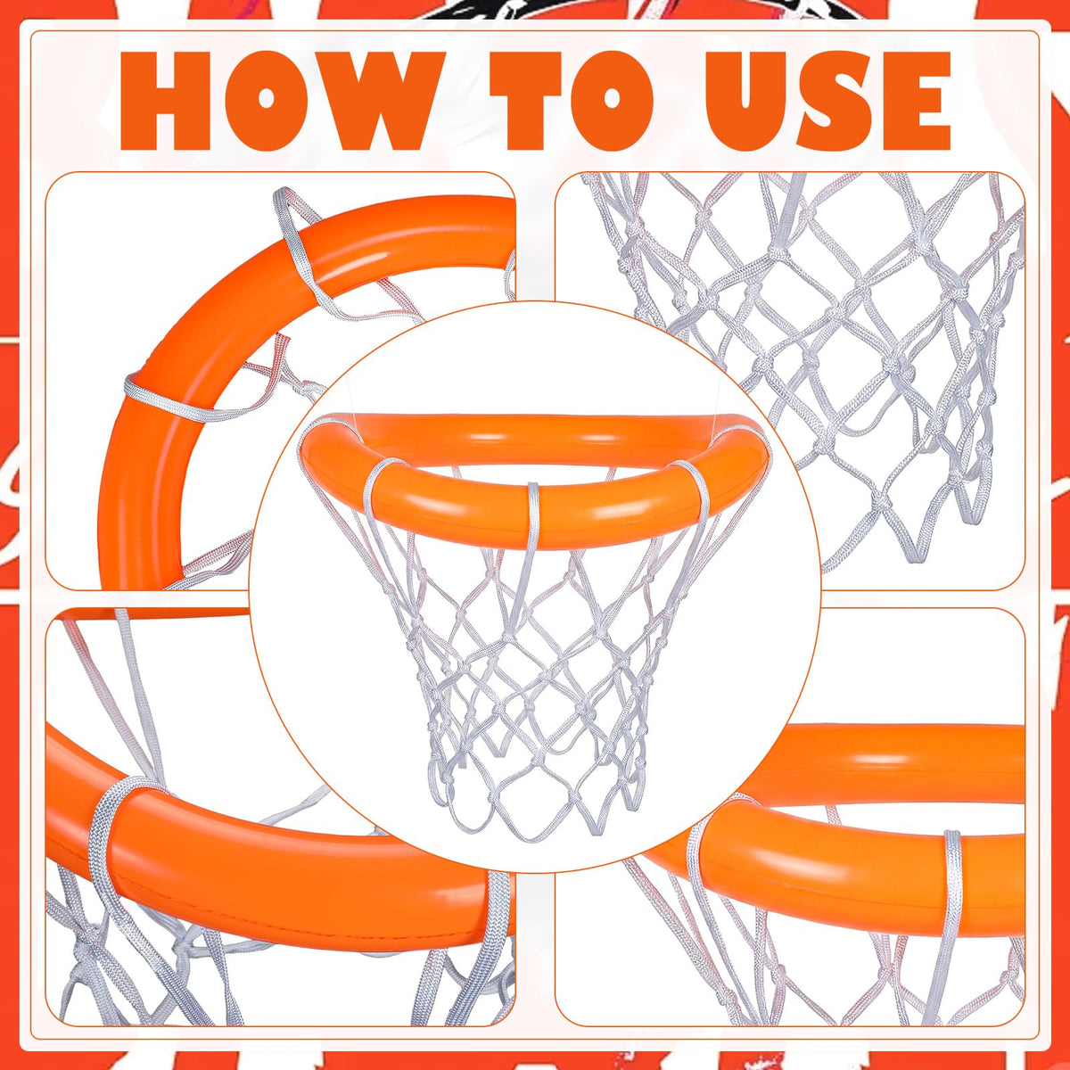 Easy setup and storage of Lewtemi basketball decor for indoor/outdoor use