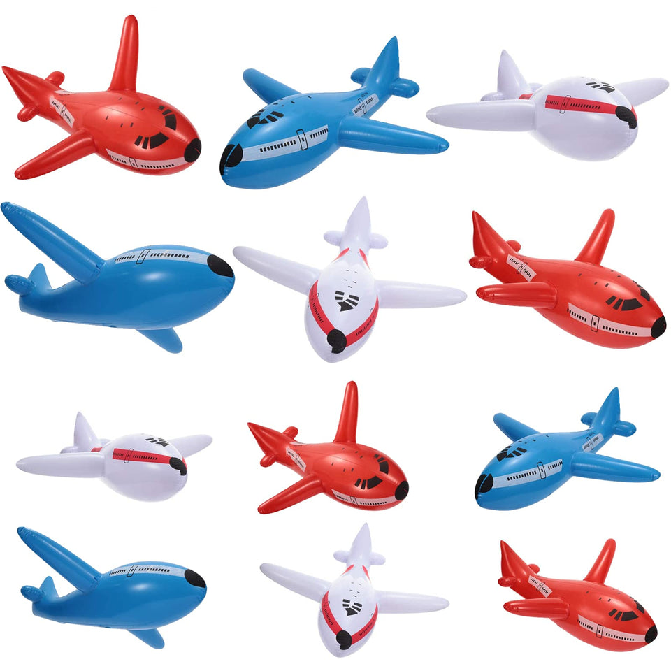 Lewtemi 24.5-inch inflatable airplane: big plane for bold party decor