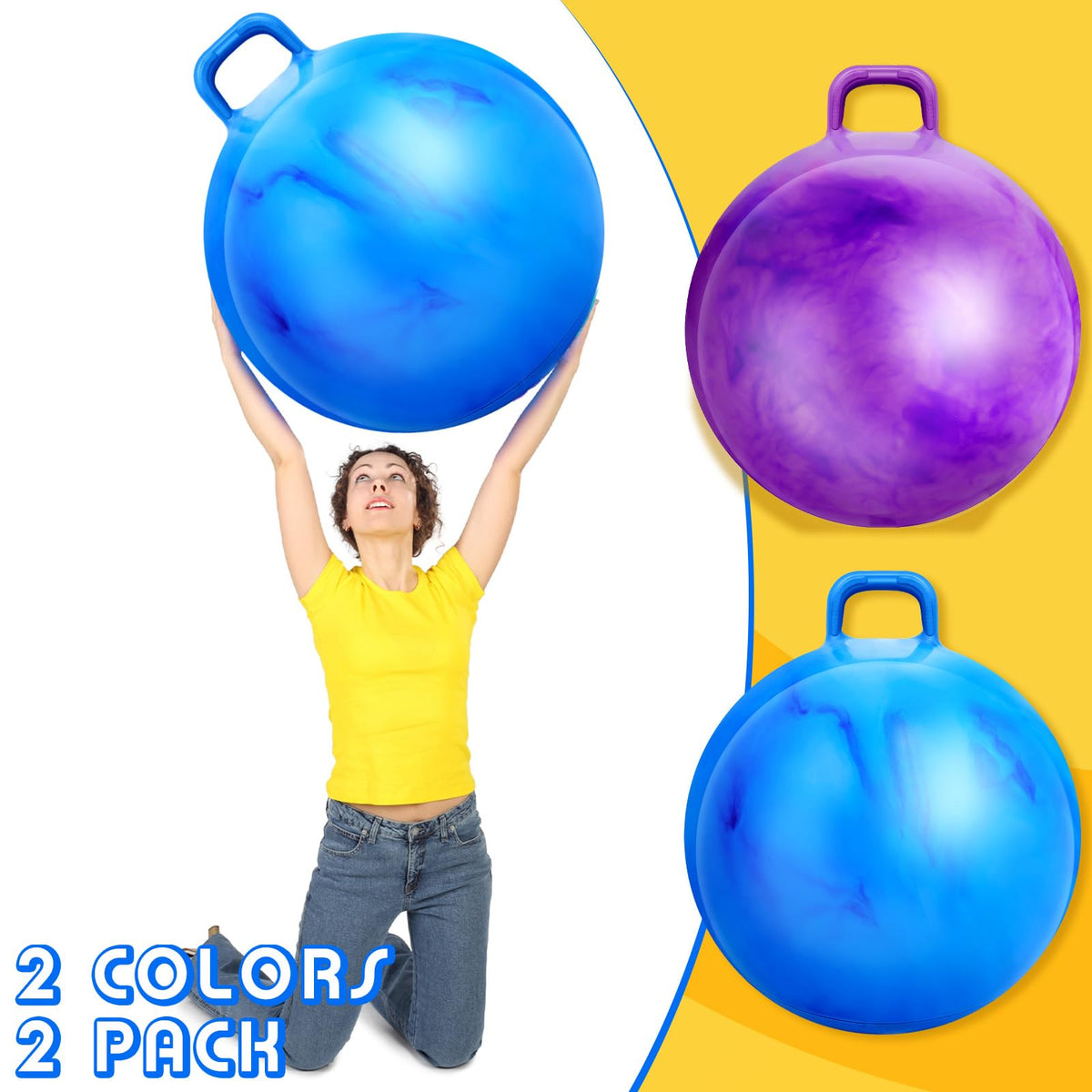 Inflation pump included for quick setup with Lewtemi hopper ball