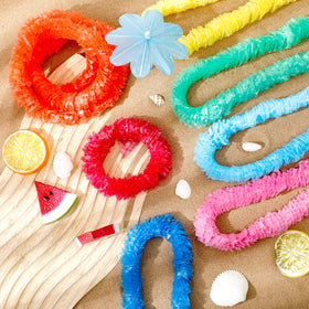 Lewtemi leis vacuum-pack packaging fluff quickly for instant wear