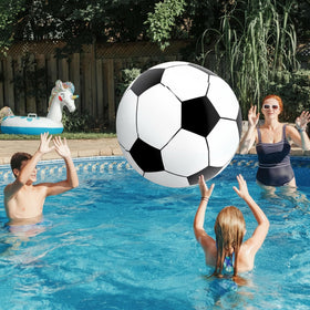 Lewtemi lightweight and portable ball for easy transport to parks or picnics.