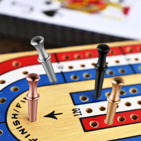Lewtemi durable metal cribbage pegs resist wear