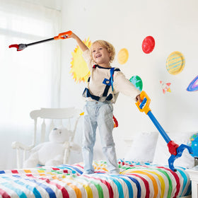 Lewtemi multicolor pickup tools add bright color to cleanup and organization tasks.