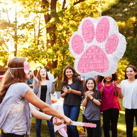 Lewtemi paw pinata dimensions 12 inch, versatile for small party spaces.