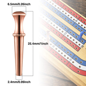 Lewtemi four-color cribbage pegs in black, silver, gold, and rose gold