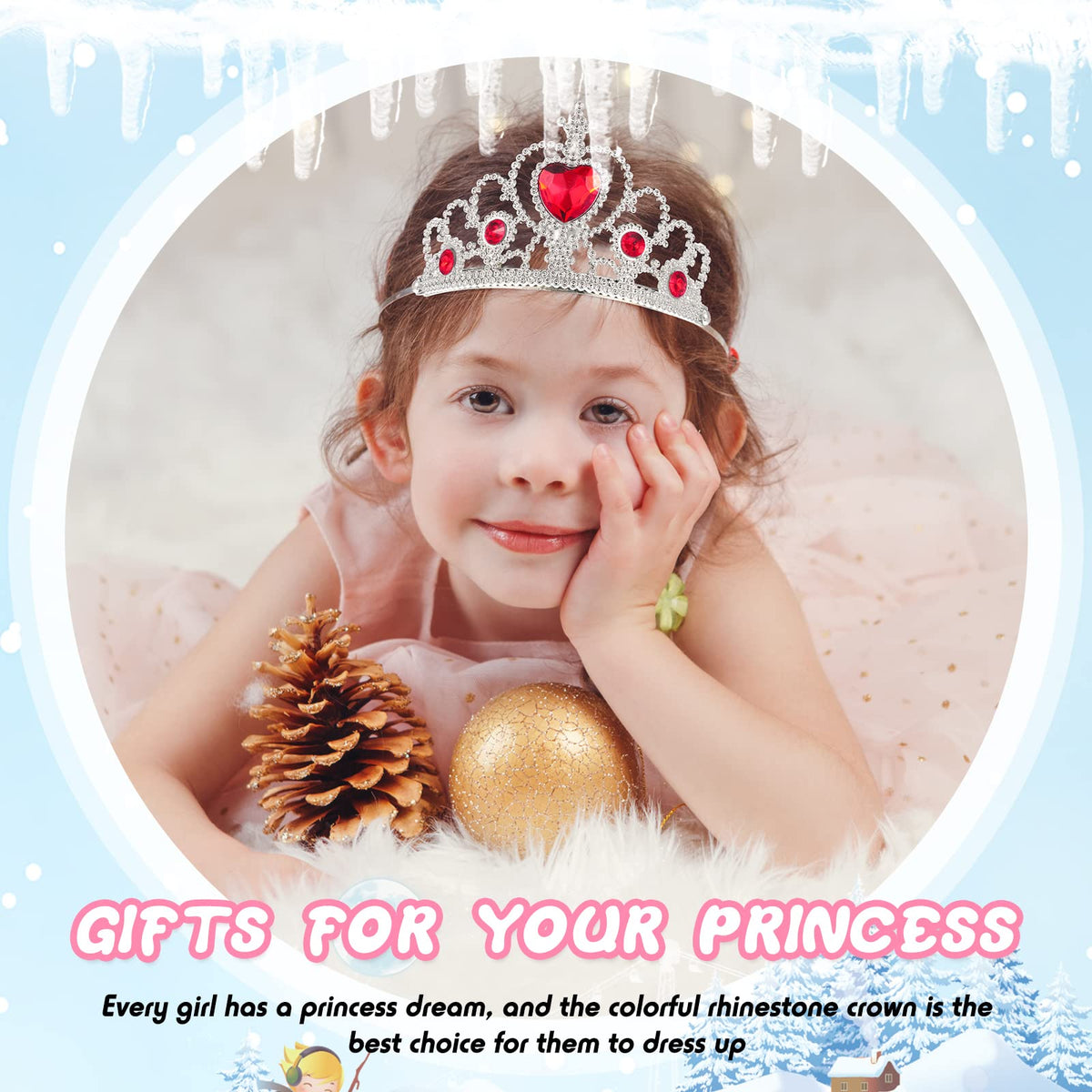 Lewtemi princess crowns and wands make charming gifts for friends and family.