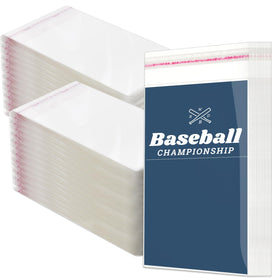 Lewtemi soft plastic protectors guard baseball cards against scratches.