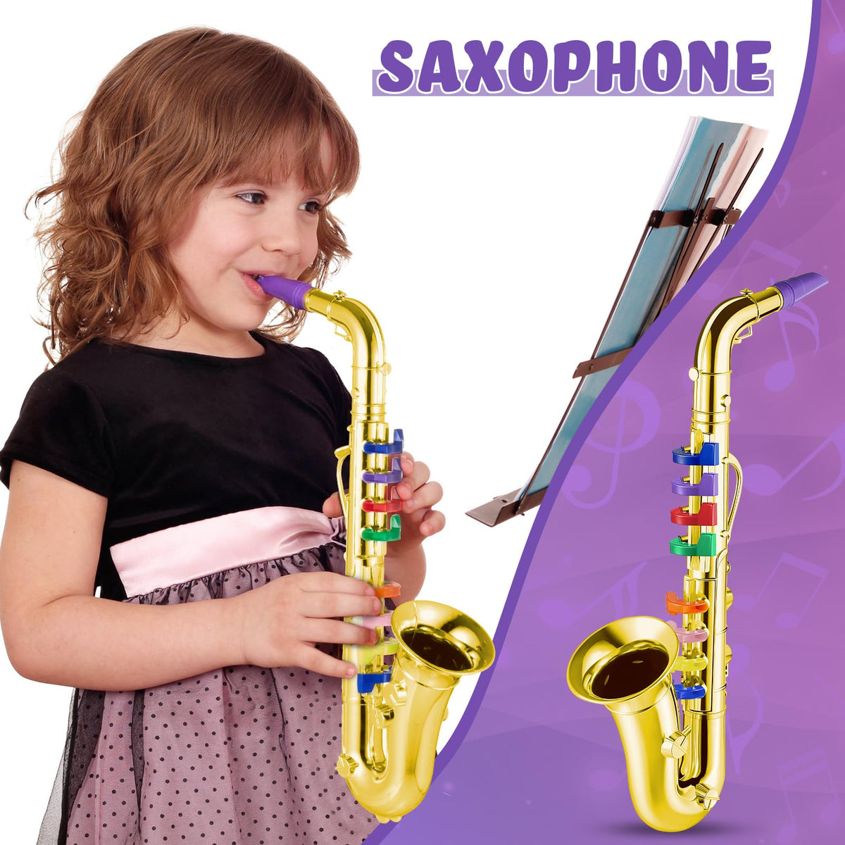 Lewtemi trumpet features short mouthpiece for easy handling.
