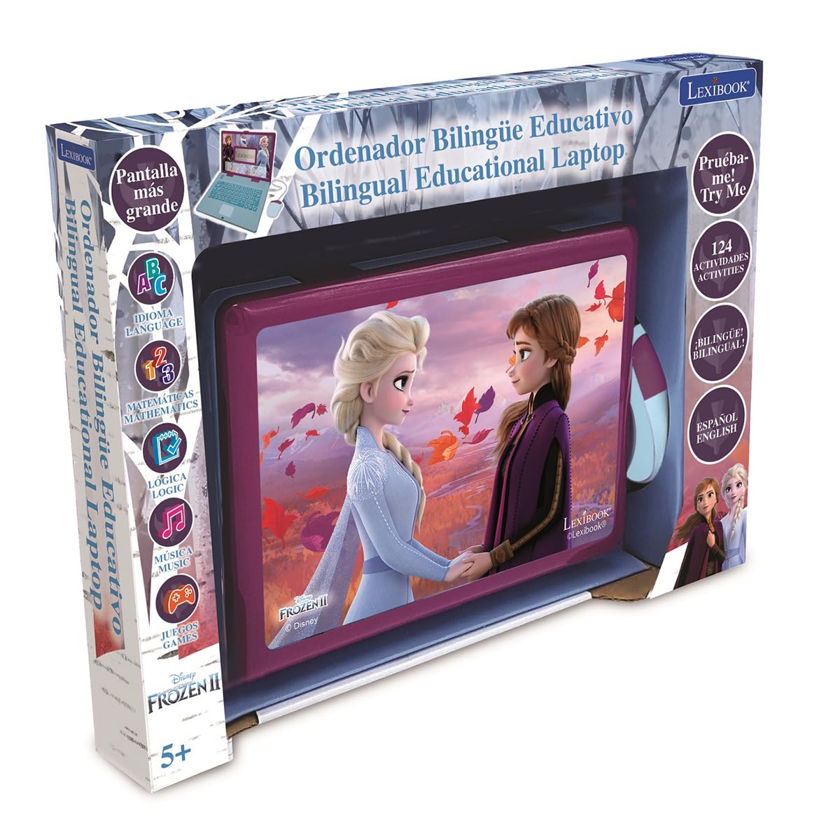 LEXiBOOK Disney Frozen 2 animation screen - engaging visuals during lessons