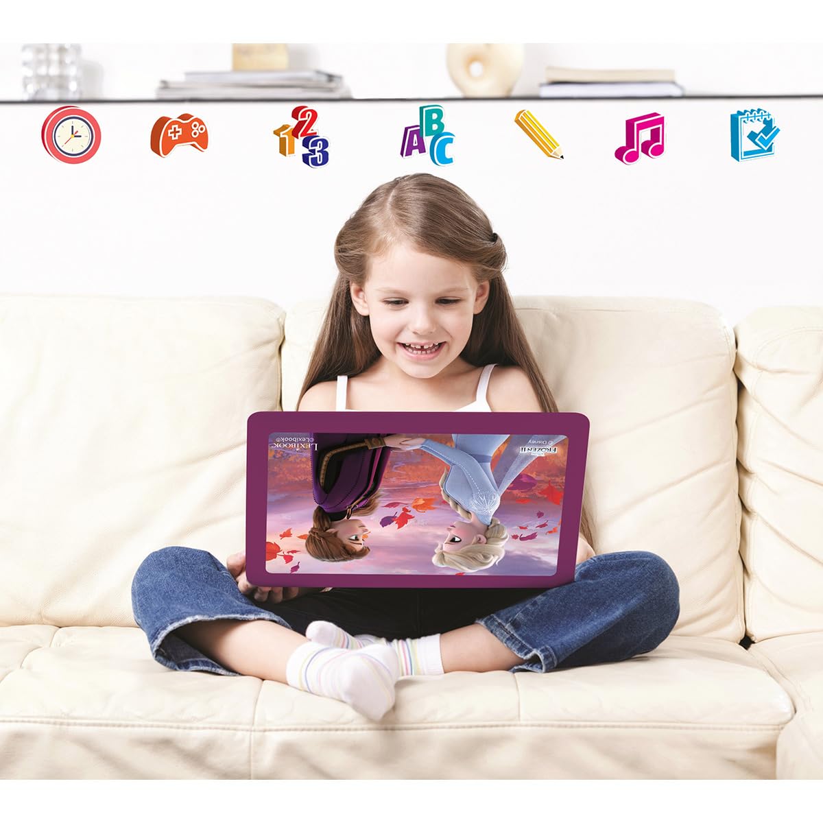 LEXiBOOK Disney Frozen 2 educational games - logic and memory challenges