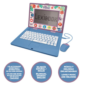 Close-up of Lexibook Stitch keyboard highlighting easy typing practice