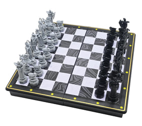 Lexibook Harry Potter chess board folded for portable travel.