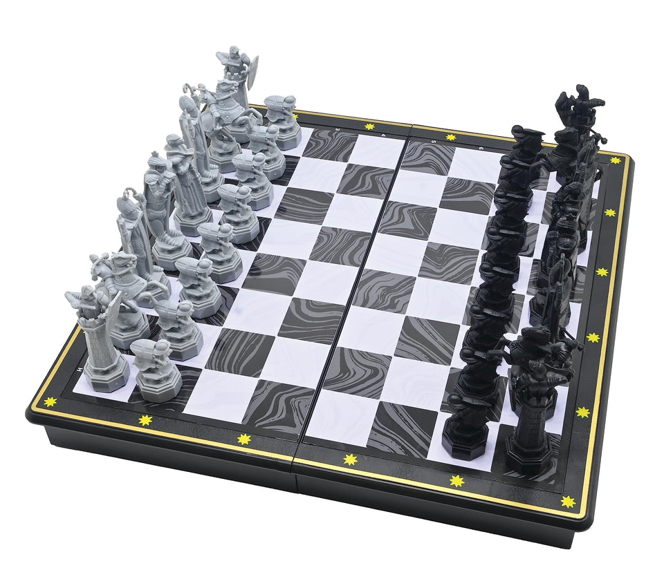 Lexibook Harry Potter chess board folded for portable travel.