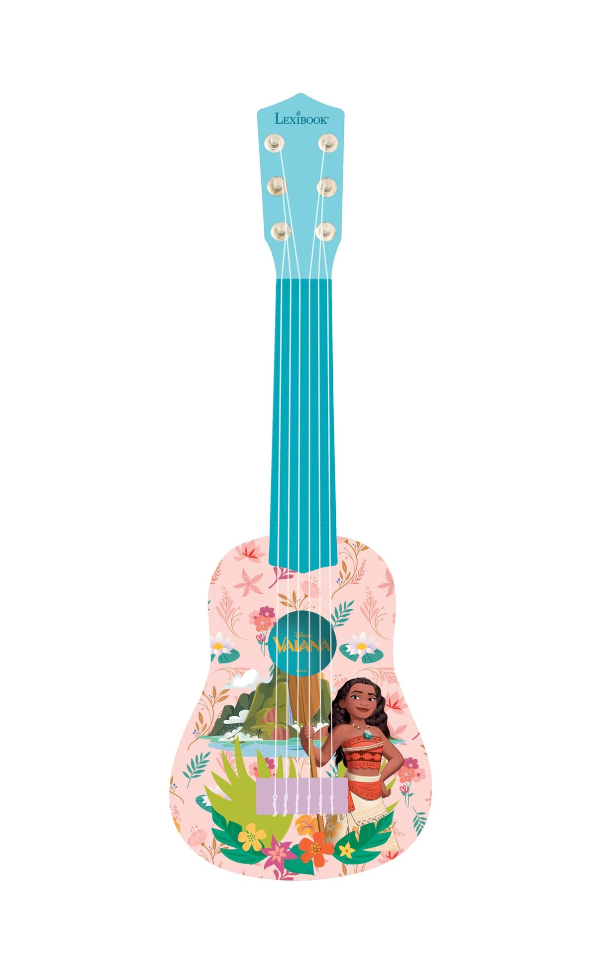 Lexibook Moana guitar durable plastic construction for everyday play