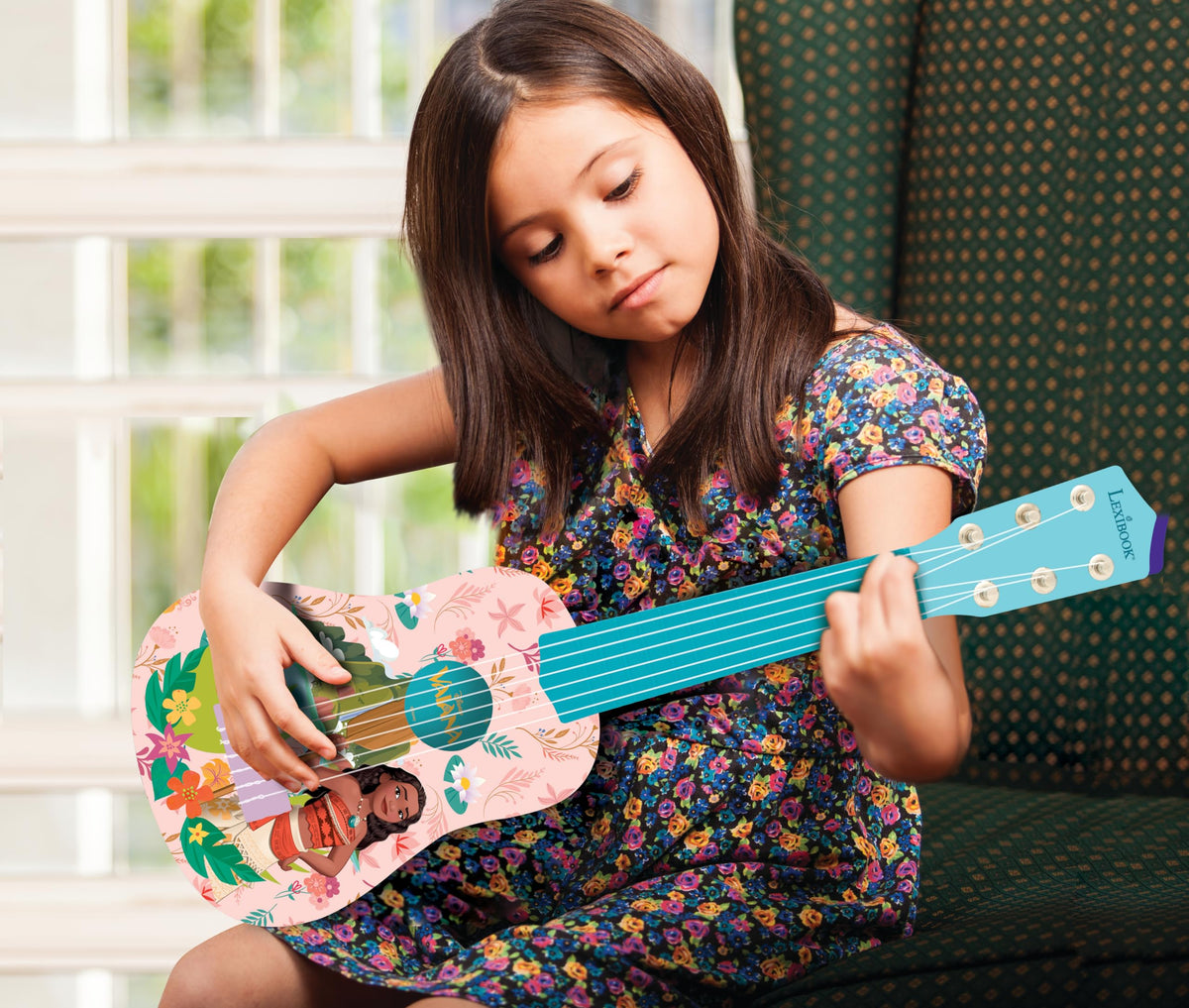 Lexibook Moana guitar guide included for learners