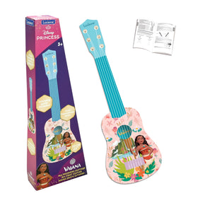 Lexibook Moana guitar nylon-strings provide gentle, beginner-friendly sound for little players