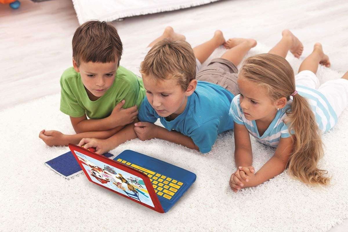 LEXiBOOK Paw Patrol bilingual learning—Spanish and English word practice.
