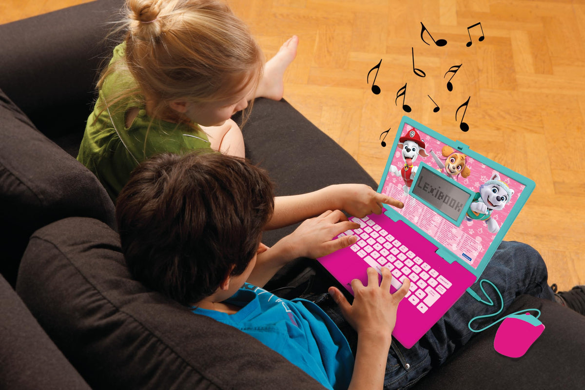 Lexibook Paw Patrol compact laptop ideal for car trips and travel