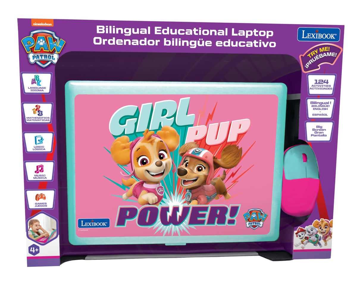 Lexibook Paw Patrol laptop with realistic mouse enhances ergonomic study