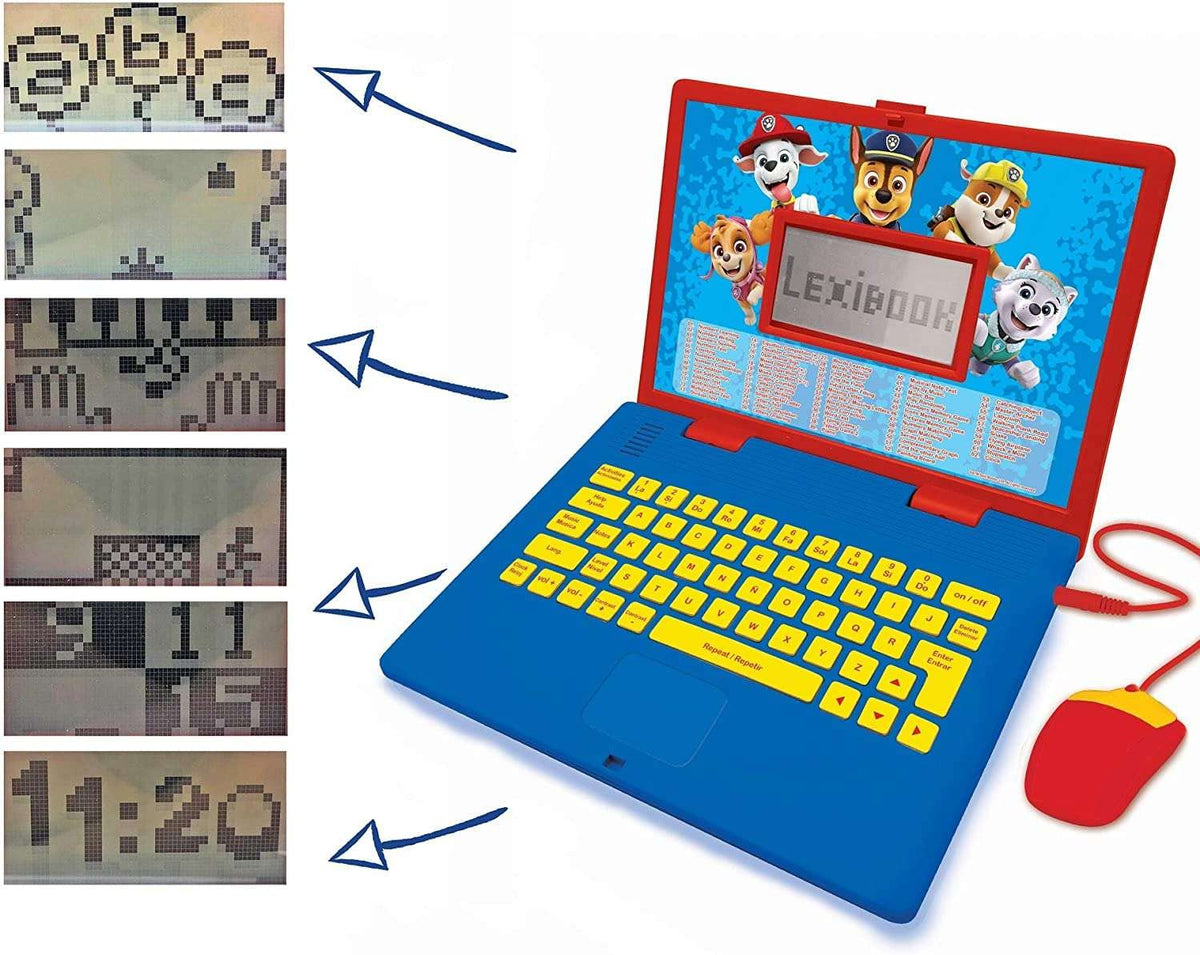 LEXiBOOK Paw Patrol mouse and trackpad—responsive controls for games.