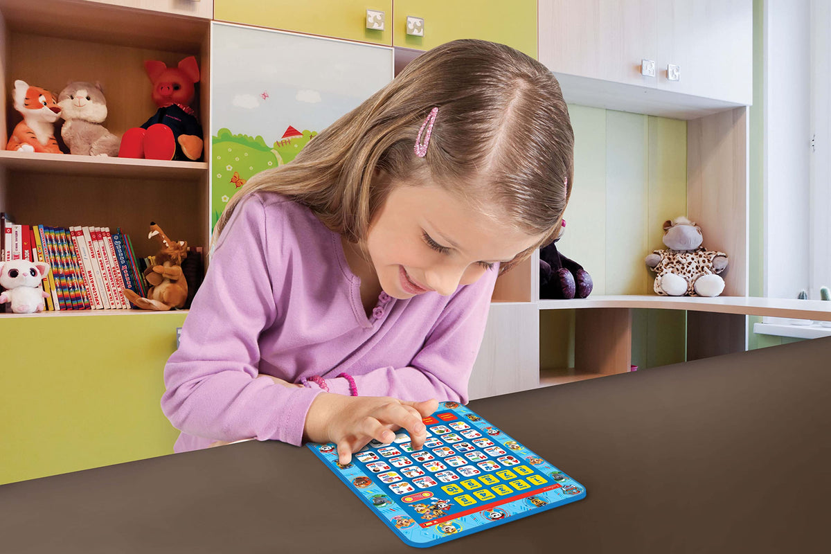 LEXiBOOK Paw Patrol tablet demonstrating numbers and counting for toddlers