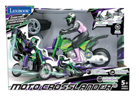 LEXiBOOK RC18 Crosslander battery charging setup shows quick USB power.
