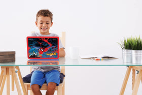 LEXiBOOK Spider-Man laptop ergonomic design supports comfortable, kid-friendly use.