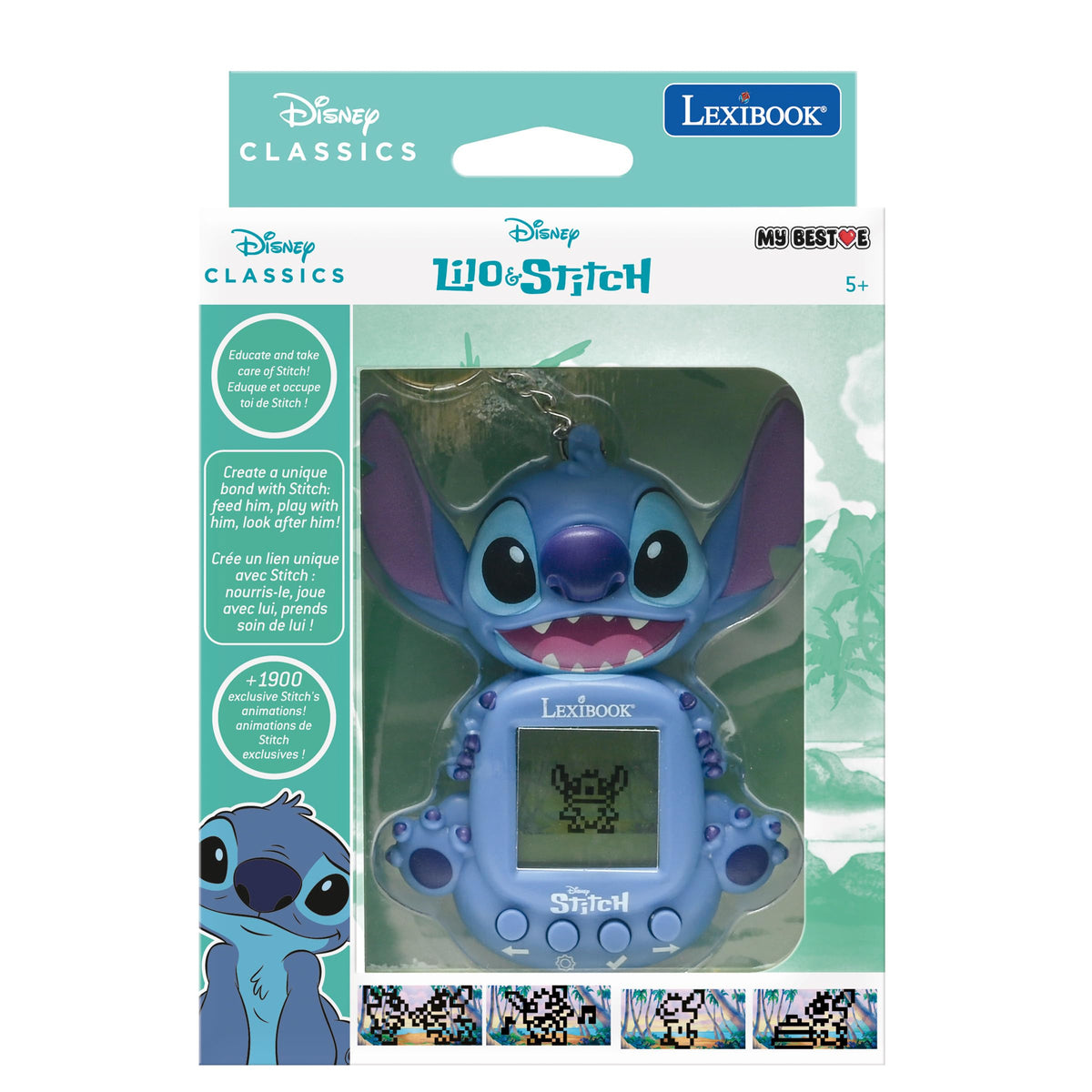 Lexibook Stitch colourful screen animations bring Disney moments to life