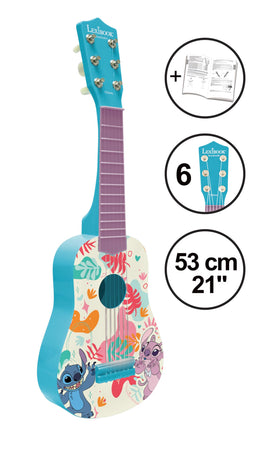 Lexibook Stitch guitar with guide included to aid early practice.